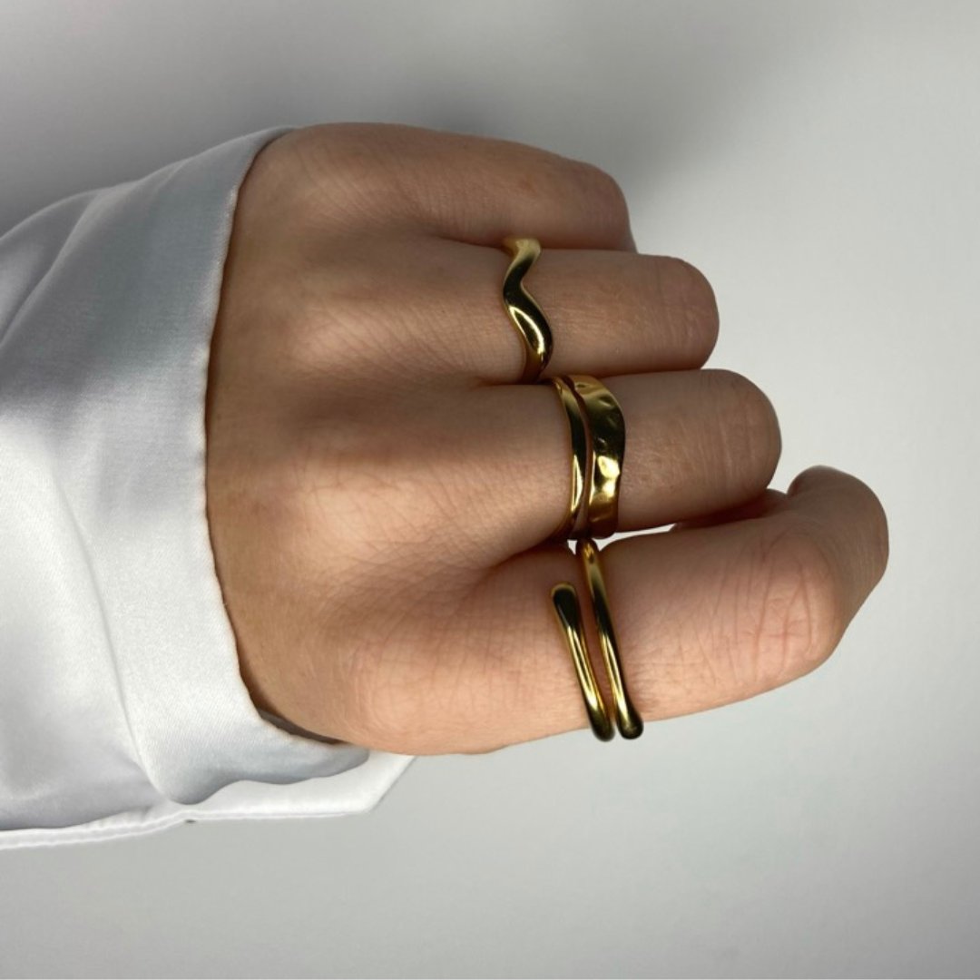 Bagues ajustables en acier inoxydable résistant à l'eau