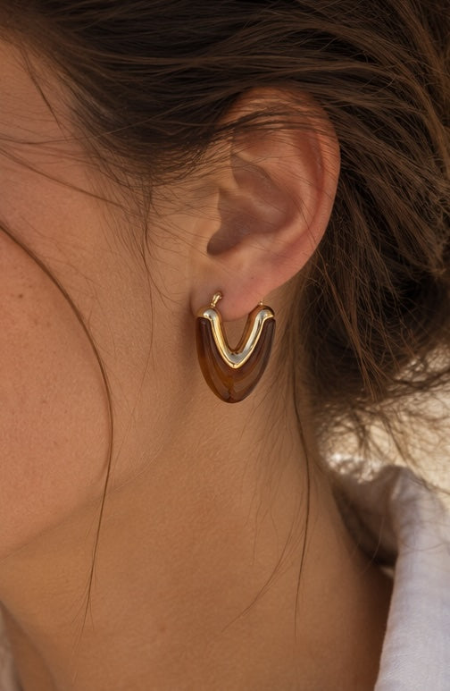 Boucles Victoires Marron