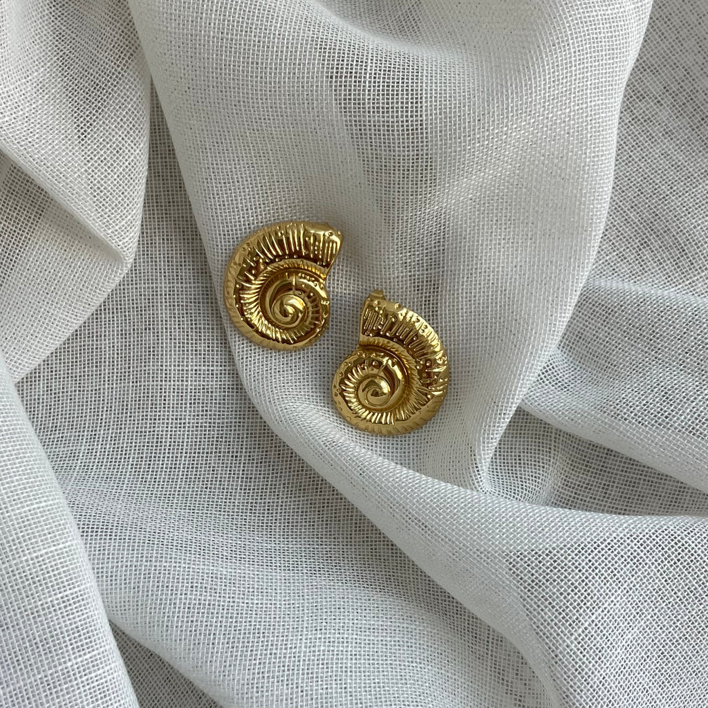 boucles d'oreilles coquillage maison muguette